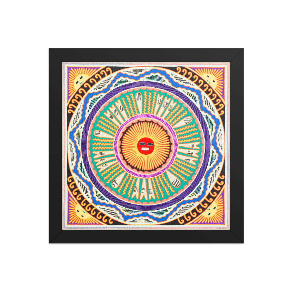 Huichol Yarn Painting Print • L - 221 - Huichol Arts