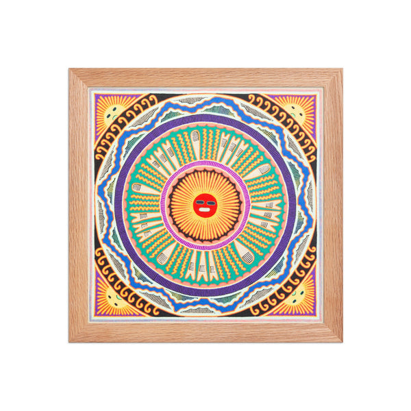 Huichol Yarn Painting Print • L - 221 - Huichol Arts