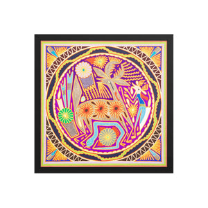 Huichol Yarn Painting Print • L - 222 - Huichol Arts
