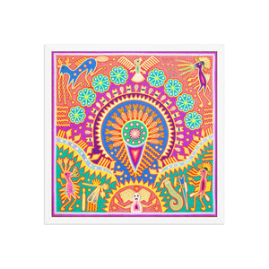 Huichol Yarn Painting Print • L - 226 - Huichol Arts