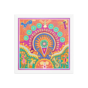 Huichol Yarn Painting Print • L - 226 - Huichol Arts