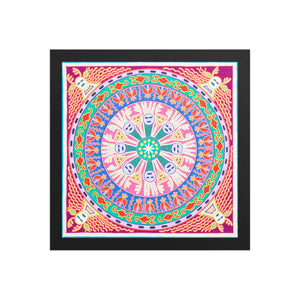 Huichol Yarn Painting Print • L - 227 - Huichol Arts