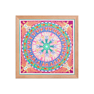 Huichol Yarn Painting Print • L - 227 - Huichol Arts