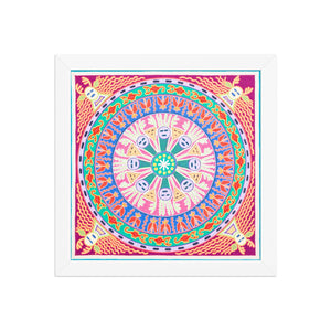 Huichol Yarn Painting Print • L - 227 - Huichol Arts