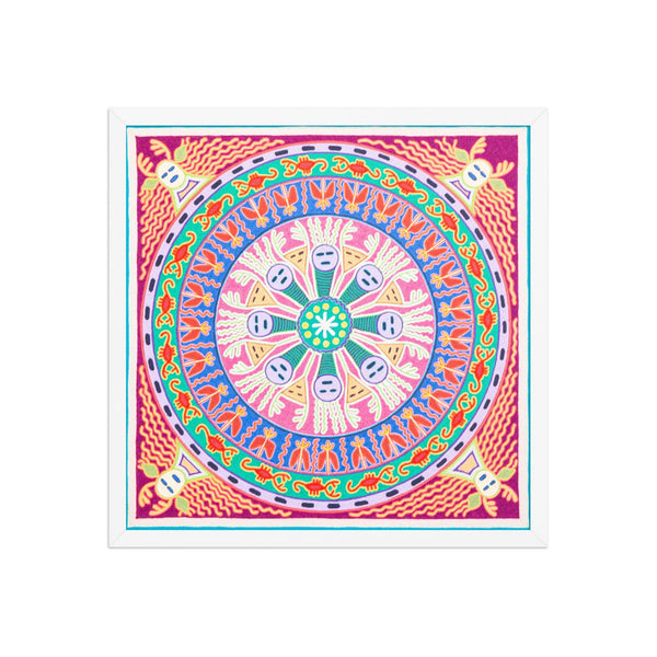 Huichol Yarn Painting Print • L - 227 - Huichol Arts