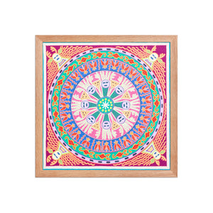 Huichol Yarn Painting Print • L - 227 - Huichol Arts