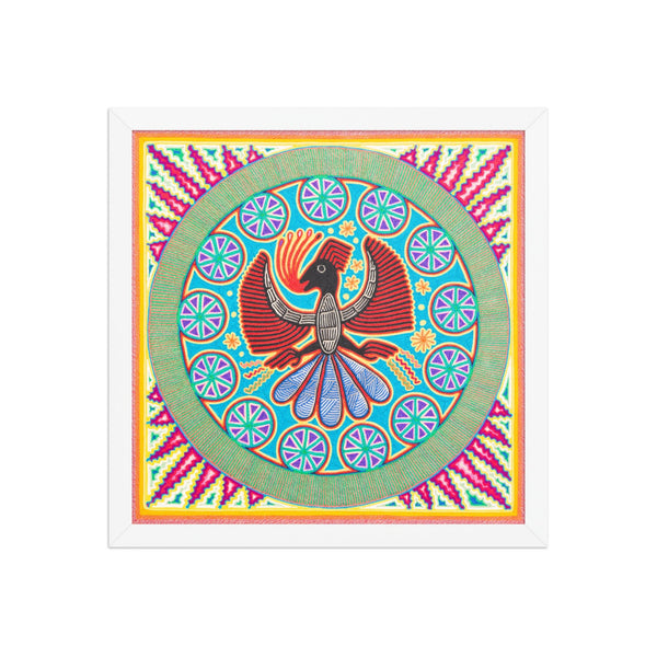 Huichol Yarn Painting Print • L - 228 - Huichol Arts