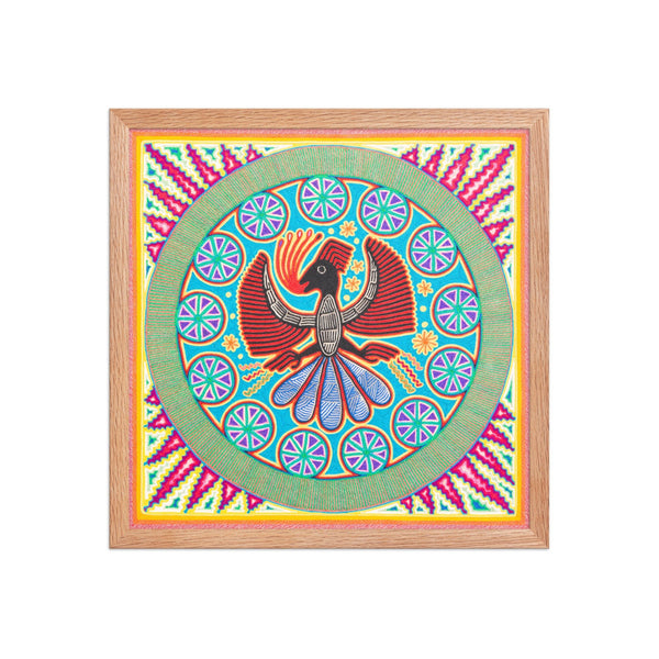 Huichol Yarn Painting Print • L - 228 - Huichol Arts