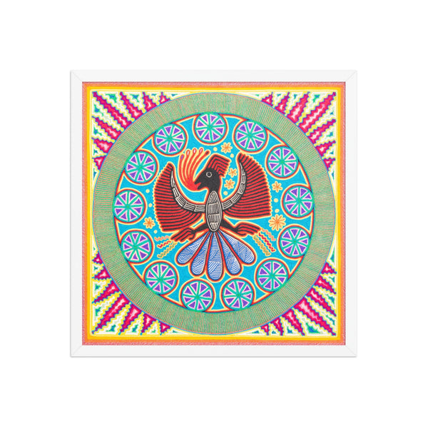 Huichol Yarn Painting Print • L - 228 - Huichol Arts