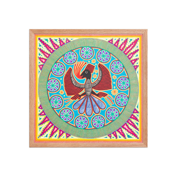 Huichol Yarn Painting Print • L - 228 - Huichol Arts