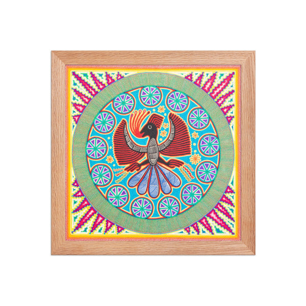 Huichol Yarn Painting Print • L - 228 - Huichol Arts