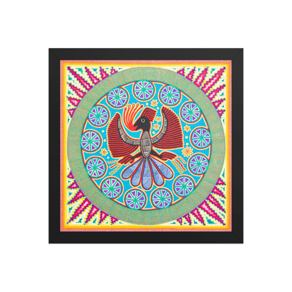 Huichol Yarn Painting Print • L - 228 - Huichol Arts
