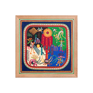 Huichol Yarn Painting Print • L - 230 - Huichol Arts