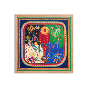 Huichol Yarn Painting Print • L - 230 - Huichol Arts