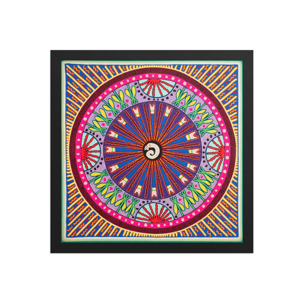 Huichol Yarn Painting Print • L - 231 - Huichol Arts