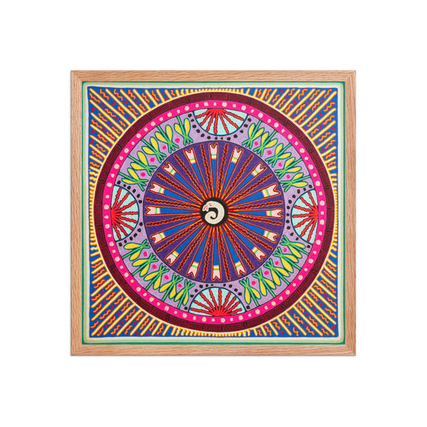 Huichol Yarn Painting Print • L - 231 - Huichol Arts