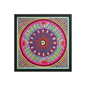 Huichol Yarn Painting Print • L - 231 - Huichol Arts