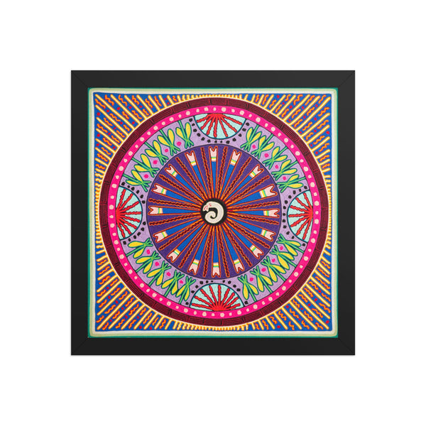 Huichol Yarn Painting Print • L - 231 - Huichol Arts
