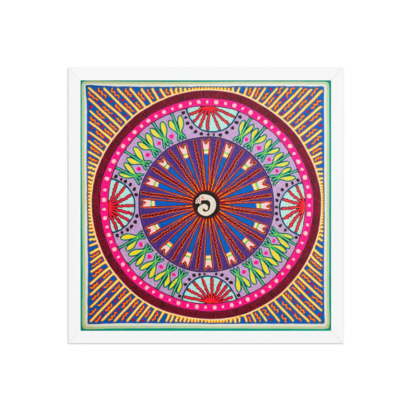 Huichol Yarn Painting Print • L - 231 - Huichol Arts
