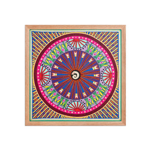 Huichol Yarn Painting Print • L - 231 - Huichol Arts