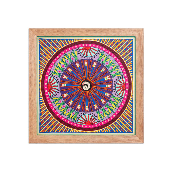 Huichol Yarn Painting Print • L - 231 - Huichol Arts
