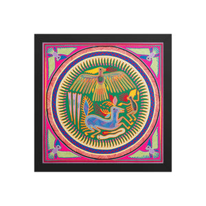 Huichol Yarn Painting Print • L - 232 - Huichol Arts