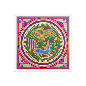 Huichol Yarn Painting Print • L - 232 - Huichol Arts