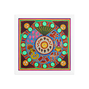 Huichol Yarn Painting Print • L - 233 - Huichol Arts