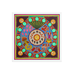 Huichol Yarn Painting Print • L - 233 - Huichol Arts
