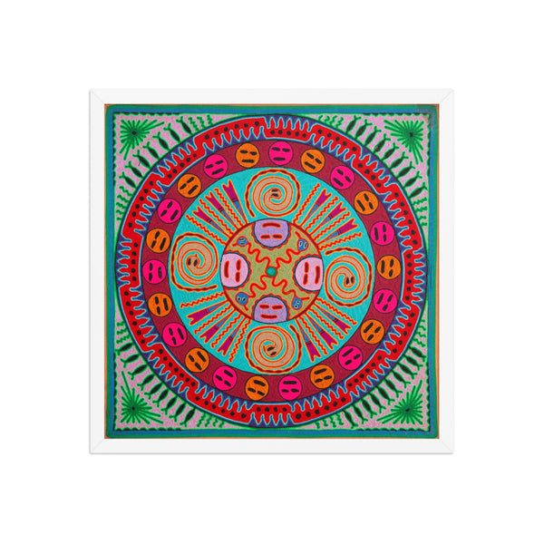 Huichol Yarn Painting Print • L - 234 - Huichol Arts