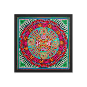 Huichol Yarn Painting Print • L - 234 - Huichol Arts