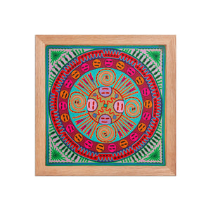 Huichol Yarn Painting Print • L - 234 - Huichol Arts