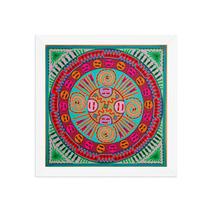 Huichol Yarn Painting Print • L - 234 - Huichol Arts