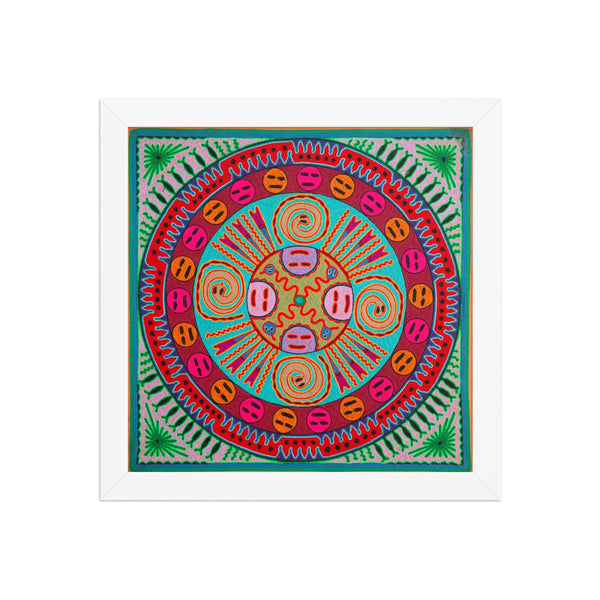 Huichol Yarn Painting Print • L - 234 - Huichol Arts