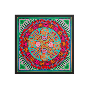 Huichol Yarn Painting Print • L - 234 - Huichol Arts
