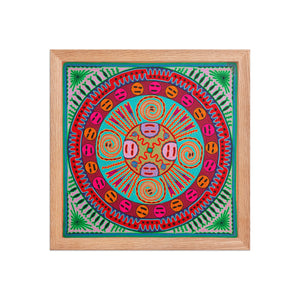 Huichol Yarn Painting Print • L - 234 - Huichol Arts
