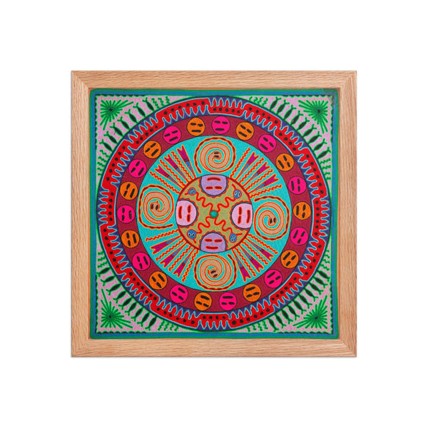 Huichol Yarn Painting Print • L - 234 - Huichol Arts