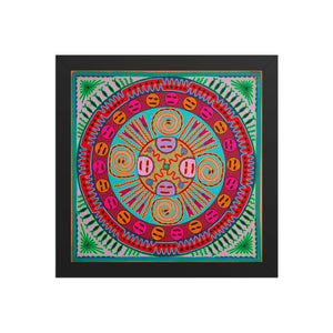 Huichol Yarn Painting Print • L - 234 - Huichol Arts
