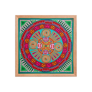 Huichol Yarn Painting Print • L - 234 - Huichol Arts