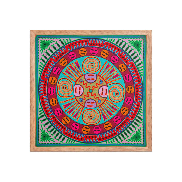 Huichol Yarn Painting Print • L - 234 - Huichol Arts