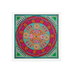 Huichol Yarn Painting Print • L - 234 - Huichol Arts