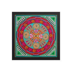 Huichol Yarn Painting Print • L - 234 - Huichol Arts