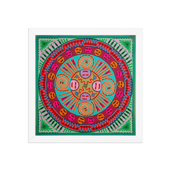 Huichol Yarn Painting Print • L - 234 - Huichol Arts