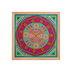 Huichol Yarn Painting Print • L - 234 - Huichol Arts