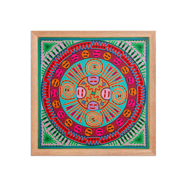 Huichol Yarn Painting Print • L - 234 - Huichol Arts
