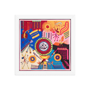Huichol Yarn Painting Print • L - 235 - Huichol Arts