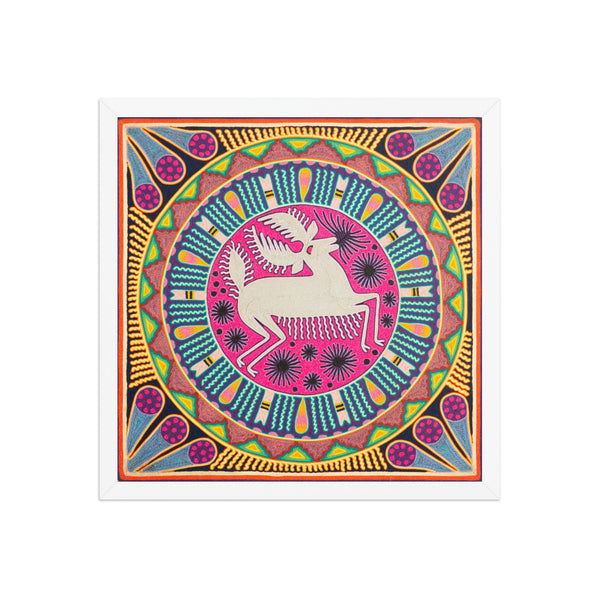 Huichol Yarn Painting Print • L - 236 - Huichol Arts