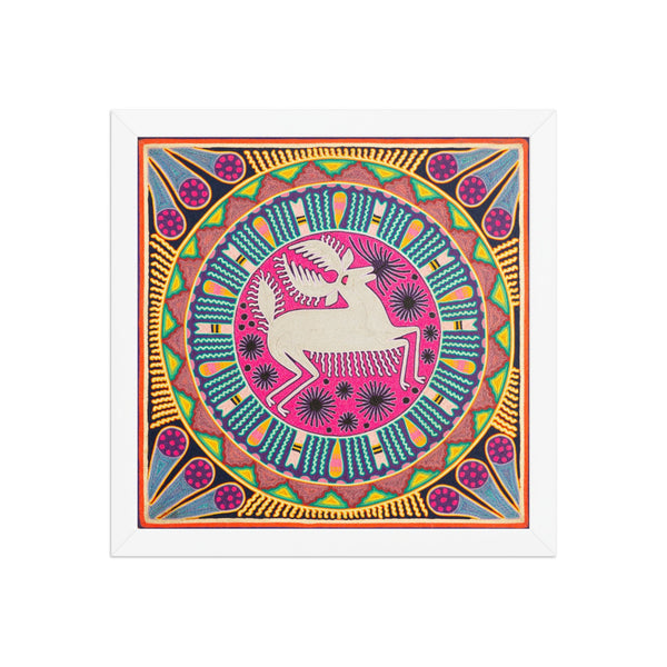 Huichol Yarn Painting Print • L - 236 - Huichol Arts