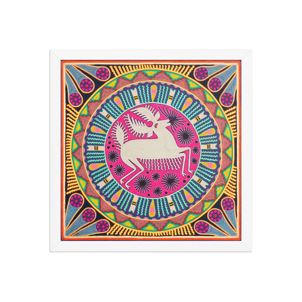 Huichol Yarn Painting Print • L - 236 - Huichol Arts