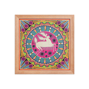 Huichol Yarn Painting Print • L - 236 - Huichol Arts